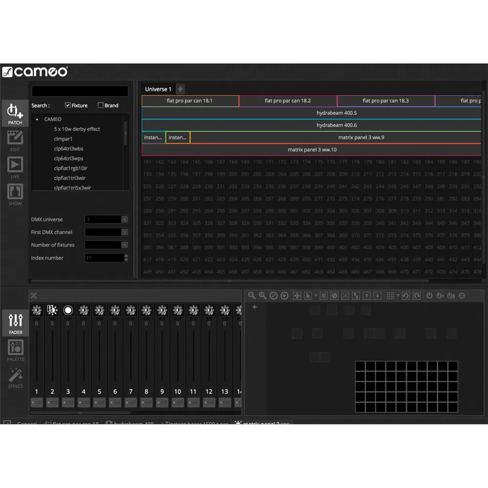 Cameo DVC PRO - 1024-Kanal USB zu DMX-Interface mit WiFi-Access und Steuerungssoftware