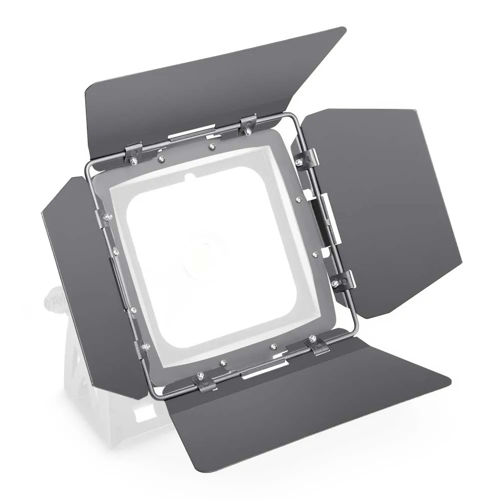 Cameo FLAT PRO FLOOD BARN DOOR - Flügelbegrenzer für CLFLOODIP65, Schwarz
