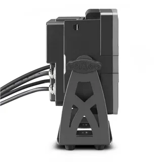 Cameo FLAT PRO FLOOD IP65 TRI - Outdoor Fluter mit 60W Tri-Color COB-LED in Schwarzem Gehäuse