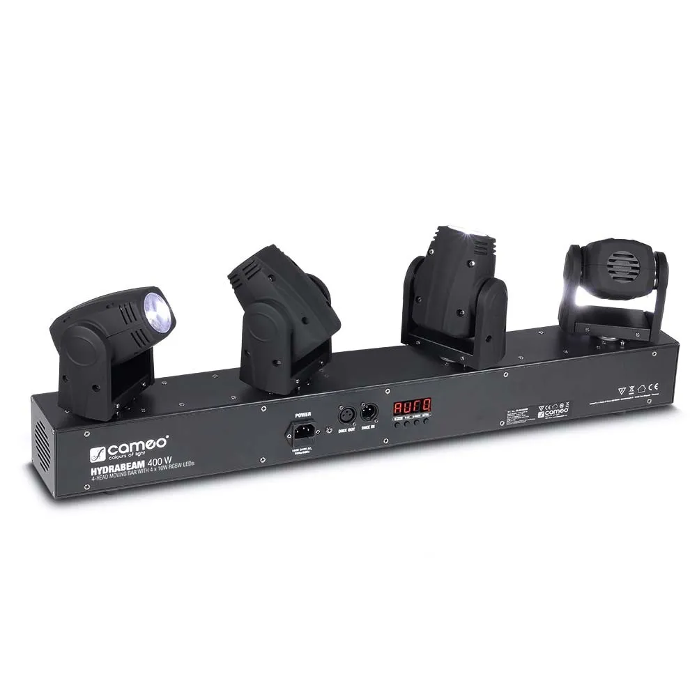 Cameo HYDRABEAM 400 RGBW - Lichtanlage mit 4 Ultraschnellen 10 W CREE RGBW Quad-LED Moving Heads