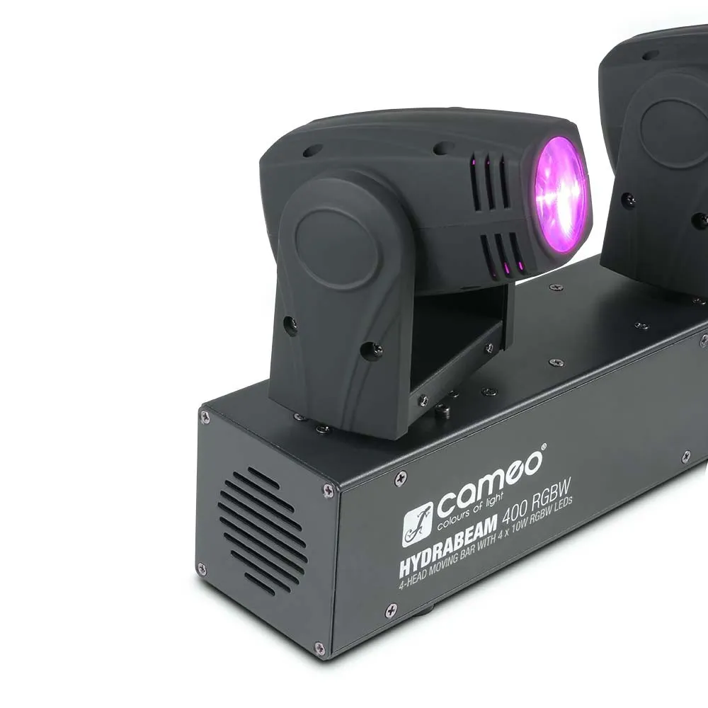 Cameo HYDRABEAM 400 RGBW - Lichtanlage mit 4 Ultraschnellen 10 W CREE RGBW Quad-LED Moving Heads