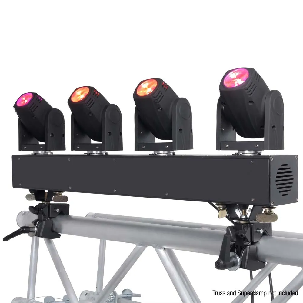 Cameo HYDRABEAM 400 RGBW - Lichtanlage mit 4 Ultraschnellen 10 W CREE RGBW Quad-LED Moving Heads