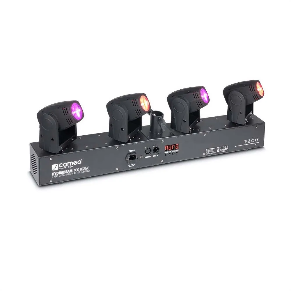Cameo HYDRABEAM 400 RGBW - Lichtanlage mit 4 Ultraschnellen 10 W CREE RGBW Quad-LED Moving Heads