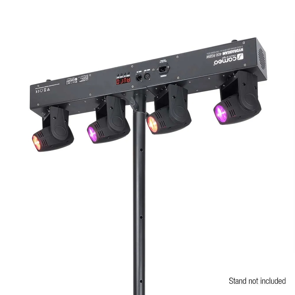 Cameo HYDRABEAM 400 RGBW - Lichtanlage mit 4 Ultraschnellen 10 W CREE RGBW Quad-LED Moving Heads