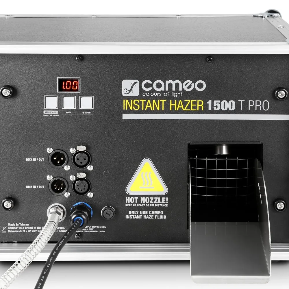 Cameo INSTANT HAZER 1500 T PRO - Touring-Hazer mit Mikroprozessor-Steuerung
