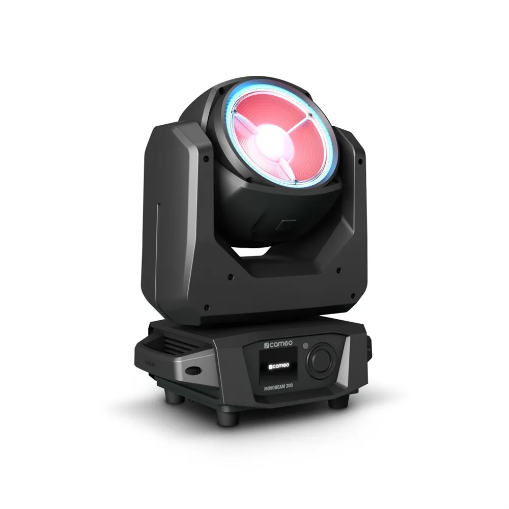 Cameo MOVO BEAM 200 - Beam Moving Head mit LED-Ring und Endlos-Drehung