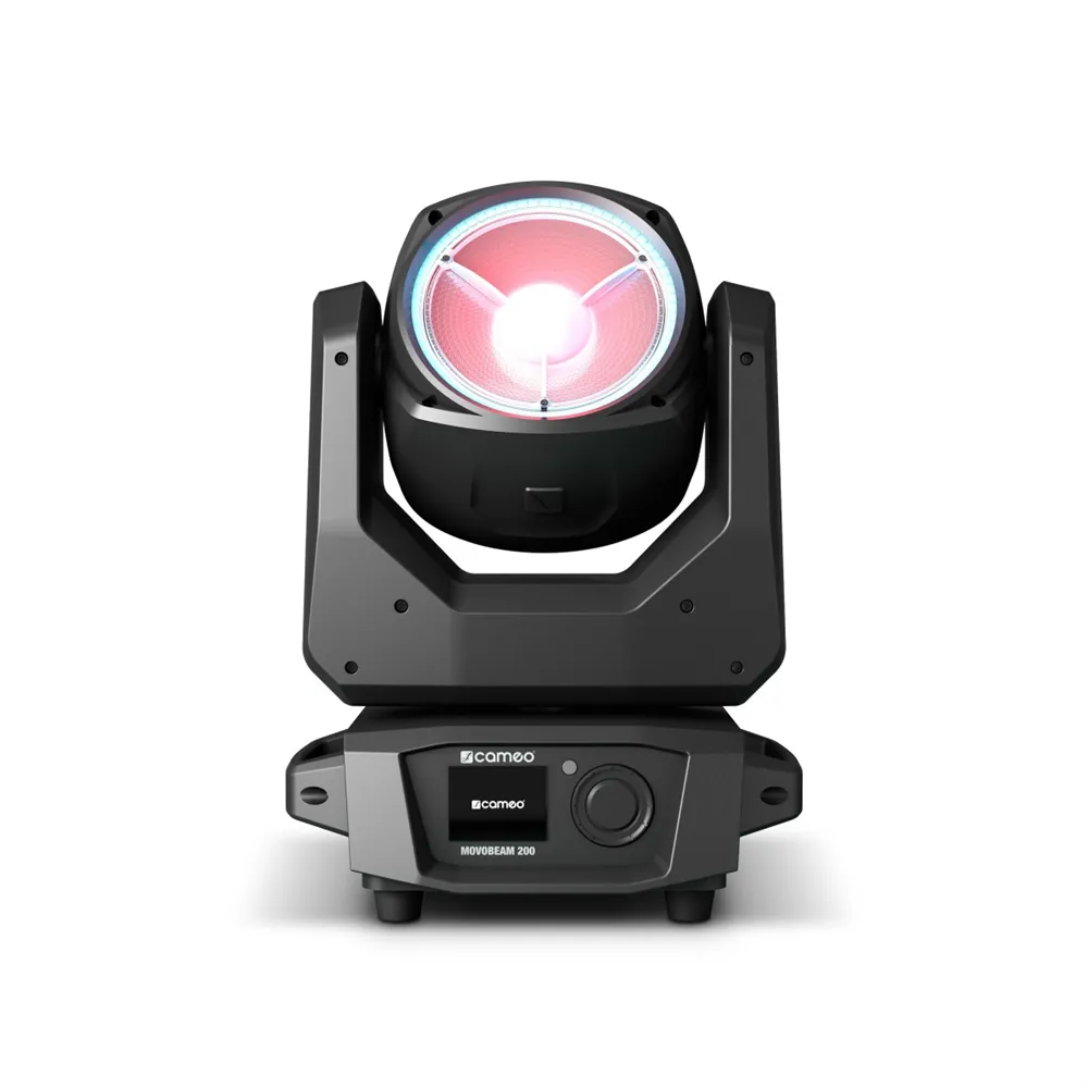 Cameo MOVO BEAM 200 - Beam Moving Head mit LED-Ring und Endlos-Drehung