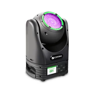 Cameo MOVO BEAM Z100 - Beam Moving Head mit LED-Ring, Endlos-Drehung und Zoom