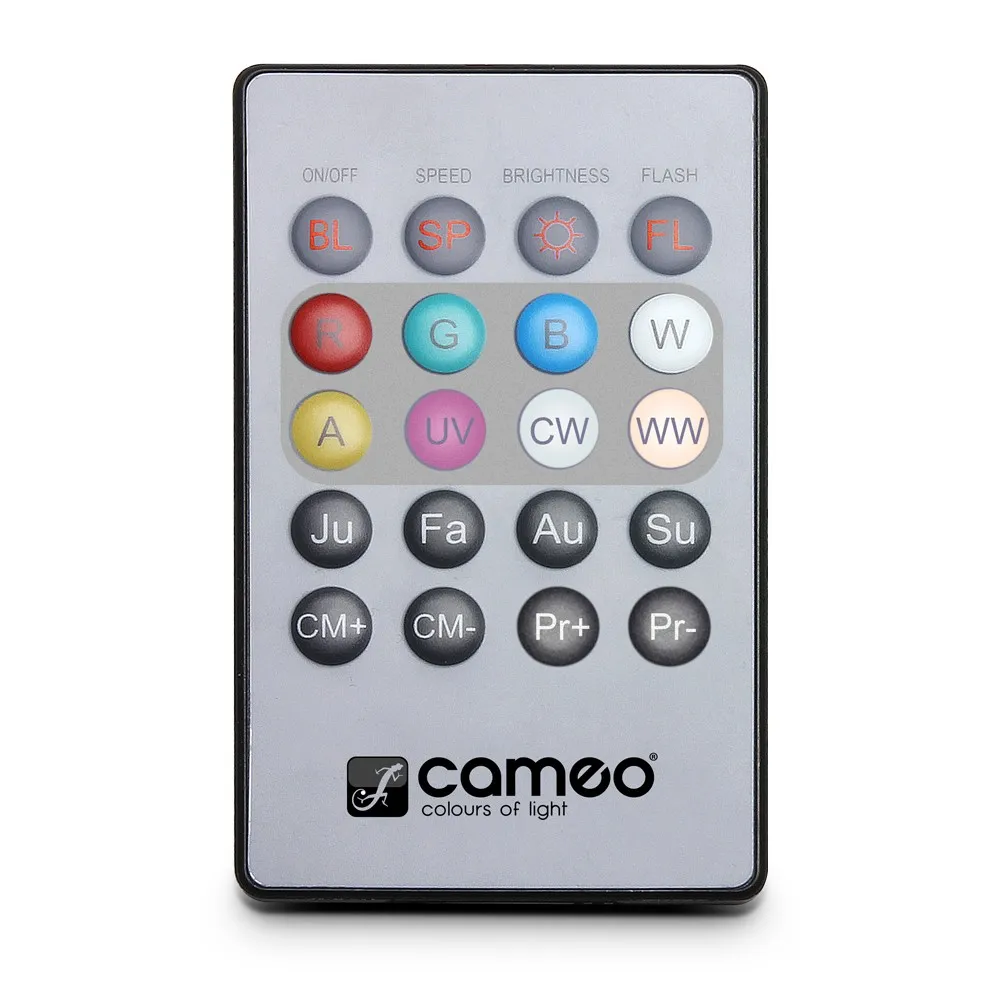 Cameo FLAT PAR CAN REMOTE - Infrarot Fernbedienung für PAR CAN Scheinwerfer