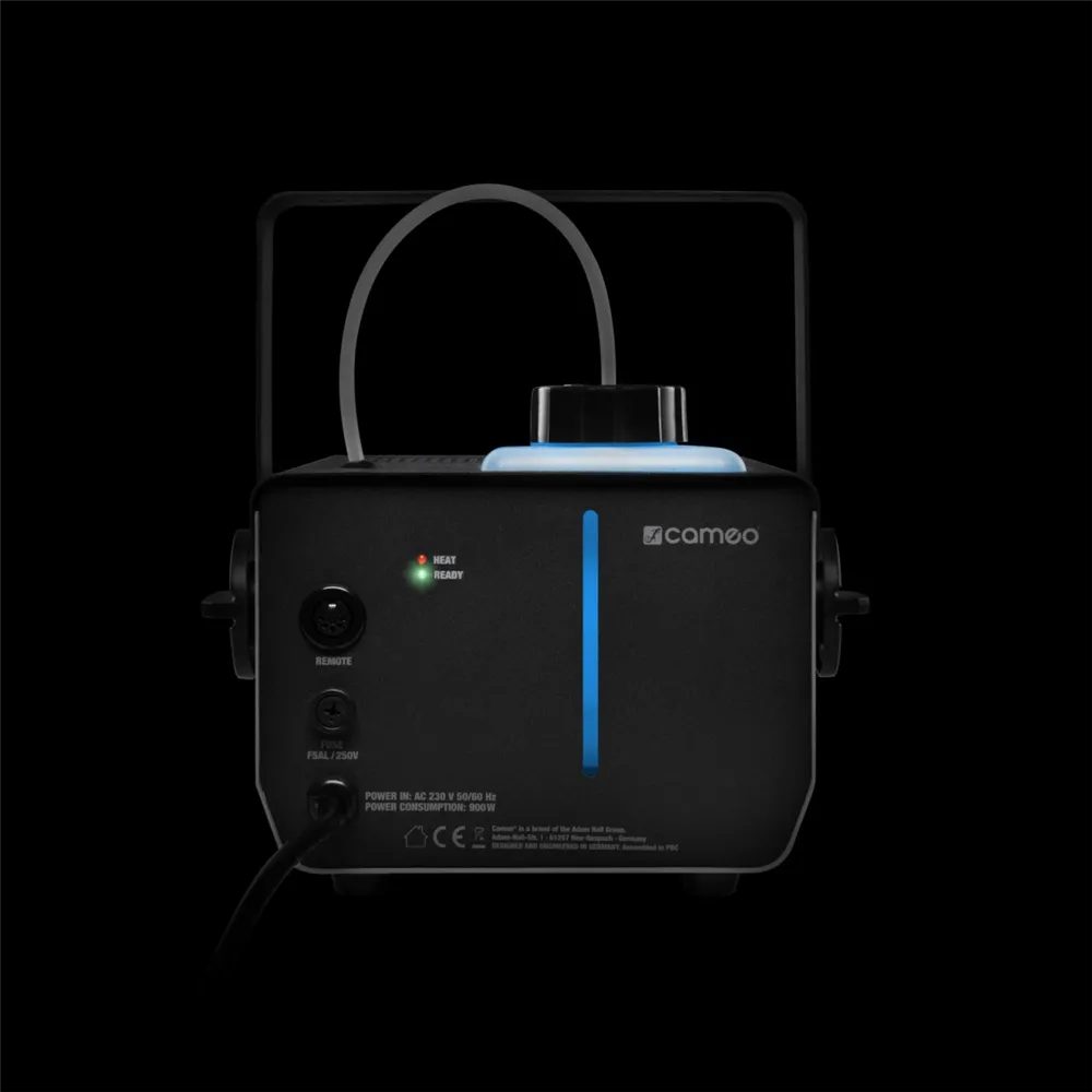 Cameo PHANTOM F3 - Nebelmaschine mit 950 W Heizleistung und Innenbeleuchtetem Fluid-Behälter