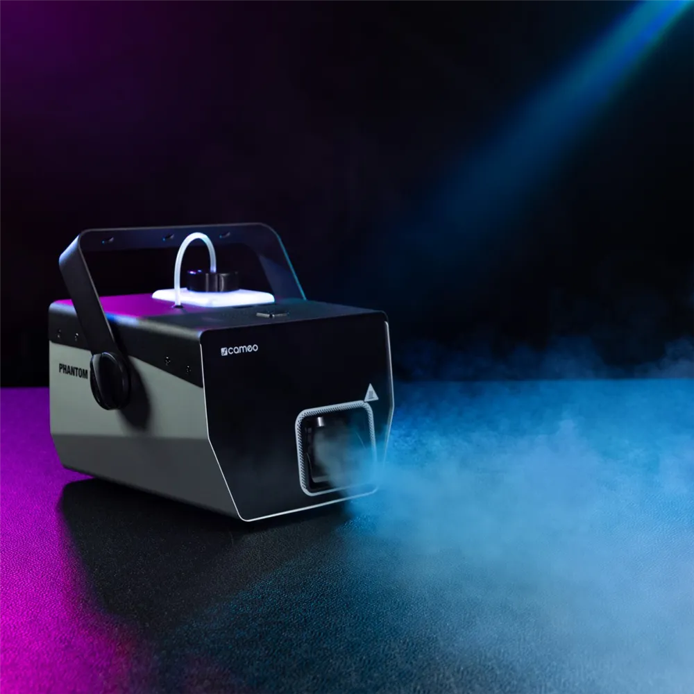 Cameo PHANTOM H2 - Kompakter Hazer mit zweifarbiger Tankbeleuchtung und Füllstandsanzeige