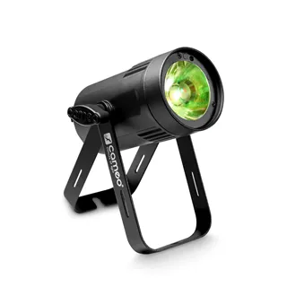Cameo Q-SPOT 15 RGBW - Kompakter Spot mit 15W RGBW-LED in Schwarzer Ausführung