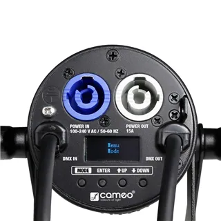 Cameo Q-SPOT 15 RGBW - Kompakter Spot mit 15W RGBW-LED in Schwarzer Ausführung