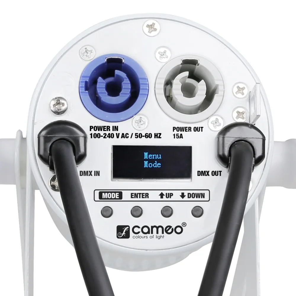 Cameo Q-SPOT 15 RGBW WH - Kompakter Spot mit 15W RGBW-LED in Weißer Ausführung