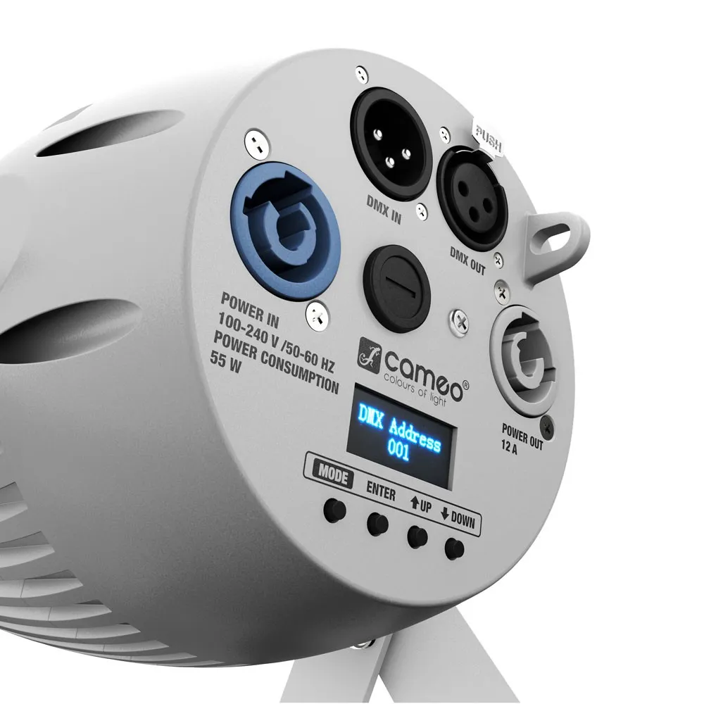 Cameo Q-SPOT 40 RGBW WH - Kompakter Spot mit 40W RGBW-LED in weißer Ausführung