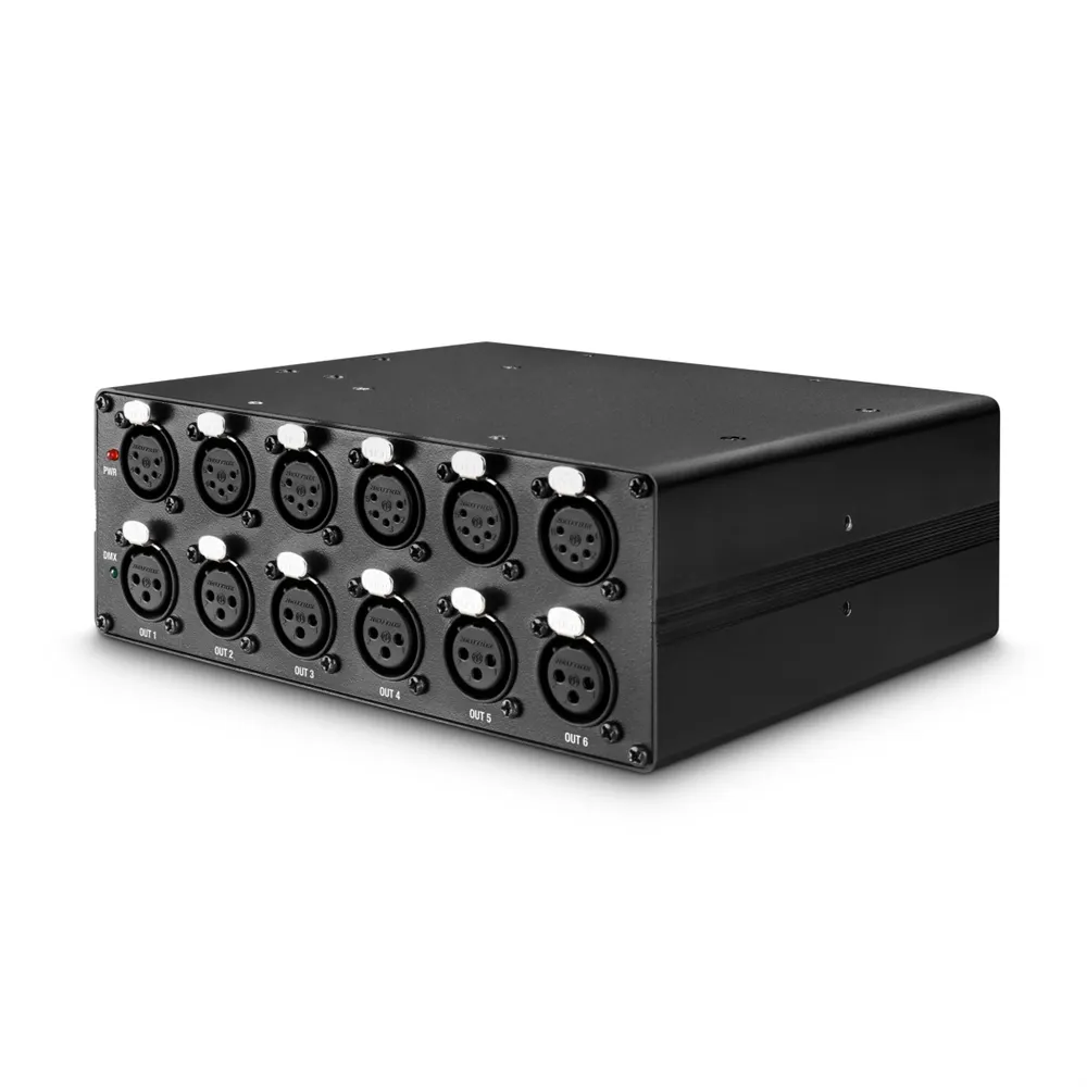 Cameo SB 6 T RDM - 6-Kanal DMX/RDM Splitter/Booster (3- und 5-Pol)