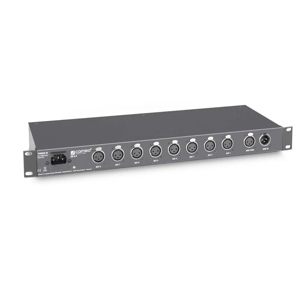Cameo SB8.3 - 8-Kanal DMX Splitter / Booster (3-Pol)