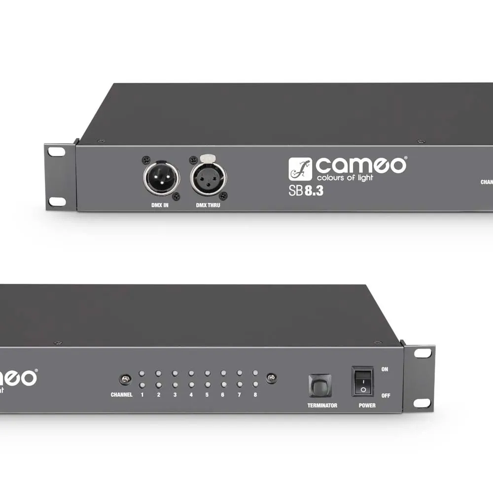 Cameo SB8.3 - 8-Kanal DMX Splitter / Booster (3-Pol)
