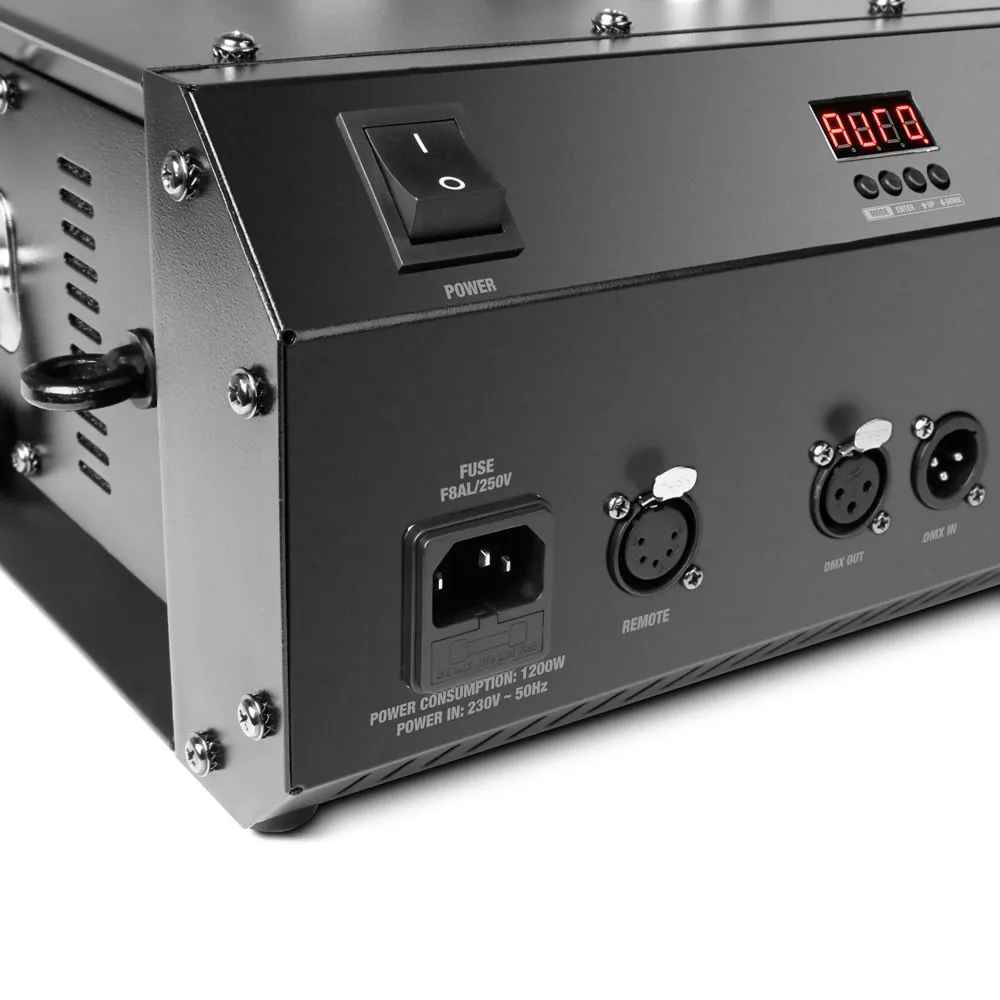 Cameo STEAM WIZARD 2000 - Nebelmaschine mit RGBA-LEDs für Farbige Nebeleffekte