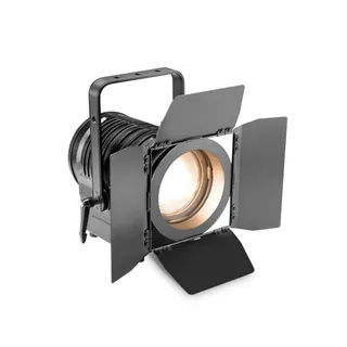 Cameo TS 100 WW - Theater-Spot mit Fresnel-Linse und warmweißer 100 W LED in schwarzem Gehäuse