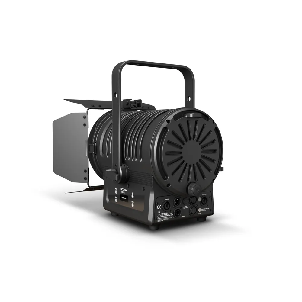 Cameo TS 200 FC - Theater-Spot mit Fresnel-Linse und 200 W 6-in-1 LED in schwarzem Gehäuse