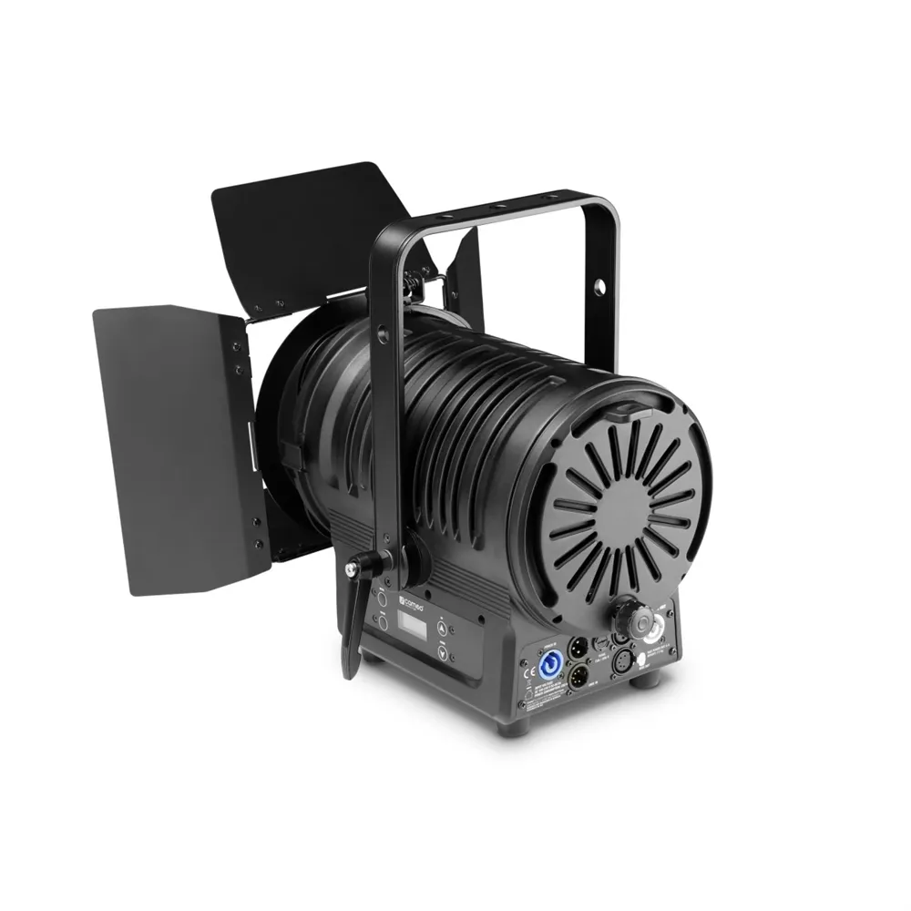 Cameo TS 200 WW - Theater-Spot mit Fresnel-Linse und warmweißer 180 W LED in schwarzem Gehäuse