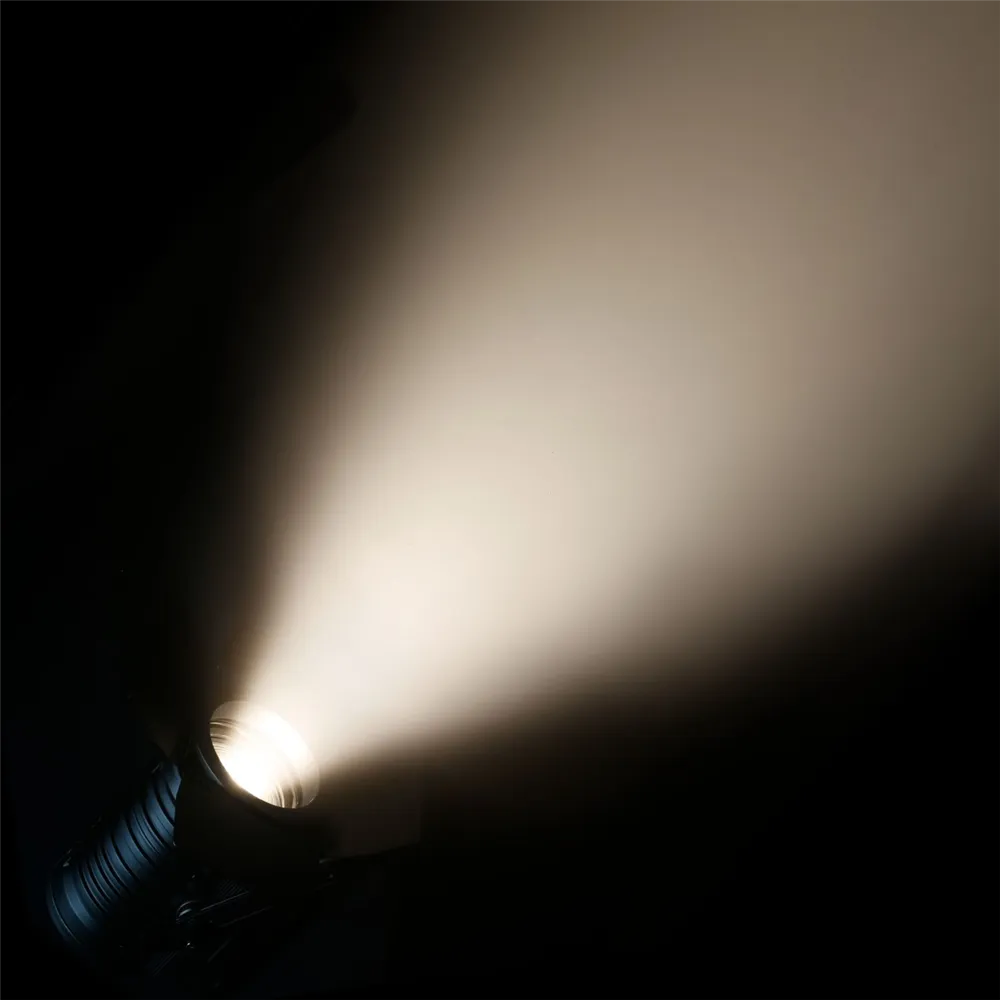 Cameo TS 200 WW - Theater-Spot mit Fresnel-Linse und warmweißer 180 W LED in schwarzem Gehäuse