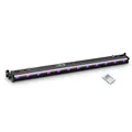 Cameo UV BAR 200 IR - 12 x 3 W UV LED Bar in Schwarzem Gehäuse mit IR-Fernbedienung