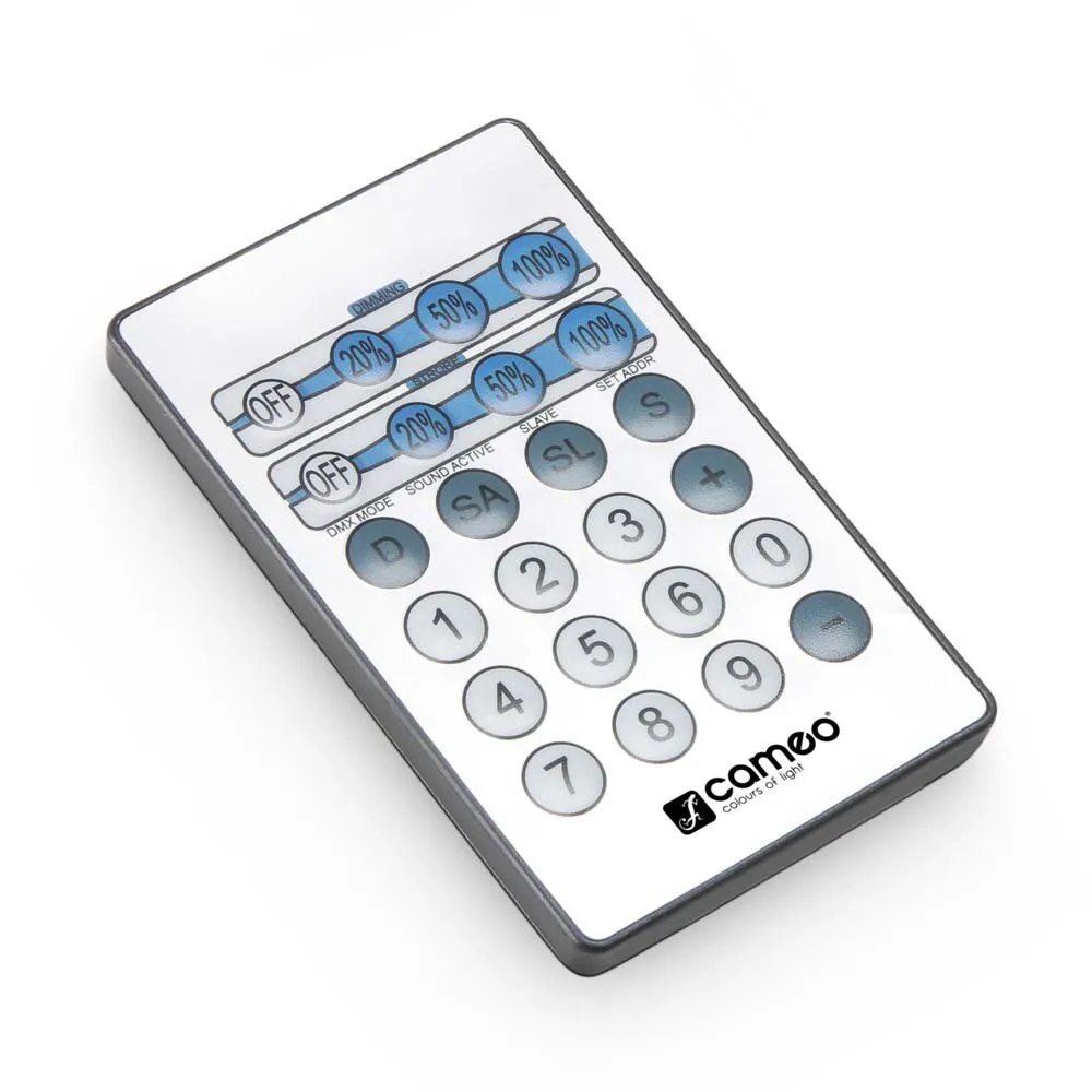 Cameo UV BAR 200 IR - 12 x 3 W UV LED Bar in Schwarzem Gehäuse mit IR-Fernbedienung