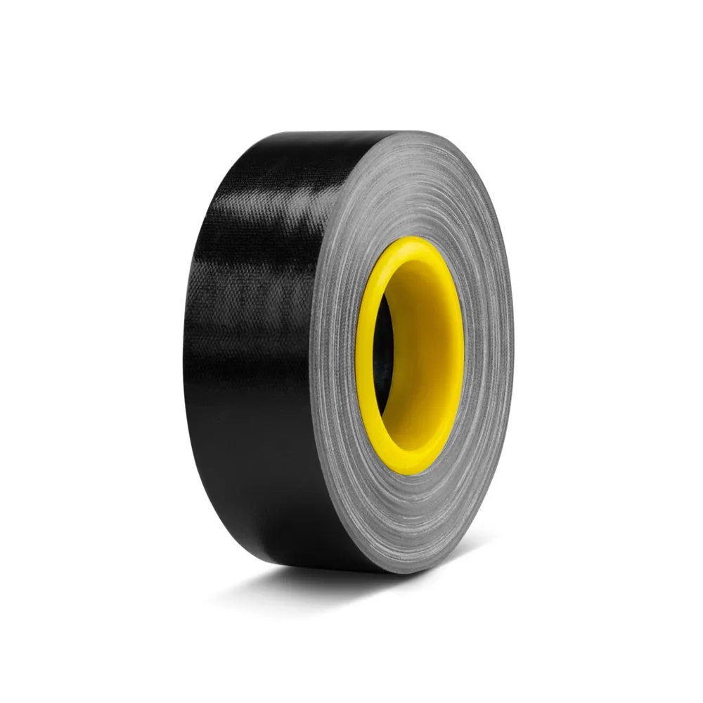 Defender EXA-TAPE B 50 ERGO-CORE - Premium Gewebeklebeband mit ERGO-Core, Schwarz, glänzend, 50 mm x 50 m