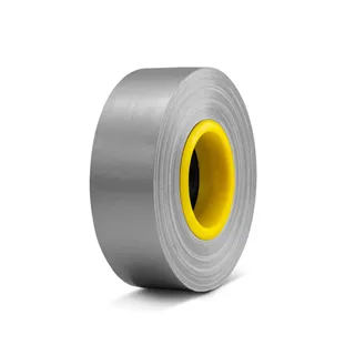 Defender EXA-TAPE S 50 ERGO-CORE - Premium Gewebeklebeband mit ERGO-Core, Silber, glänzend, 50 mm x 50 m