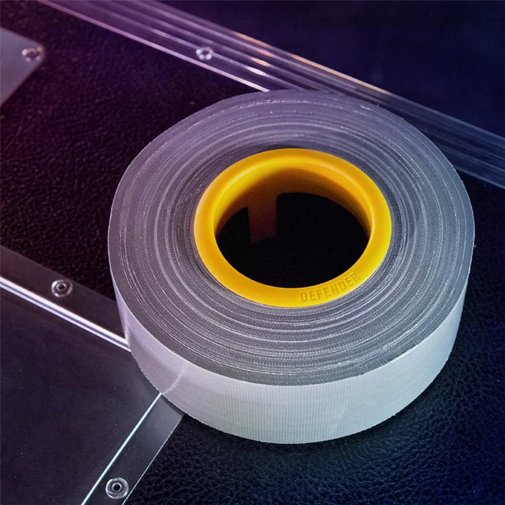 Defender EXA-TAPE S 50 ERGO-CORE - Premium Gewebeklebeband mit ERGO-Core, Silber, glänzend, 50 mm x 50 m