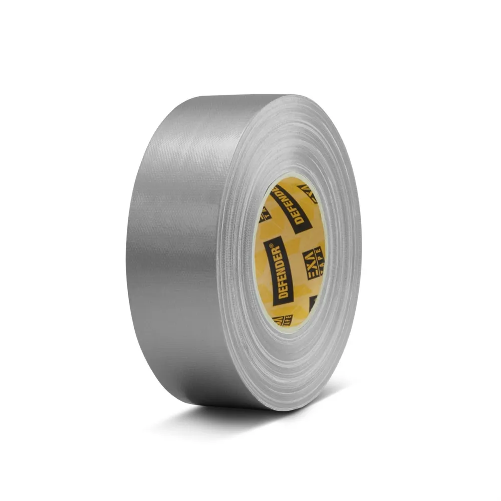 Defender EXA-TAPE S 50 BULK - Premium Gewebeklebeband Bulk, Silber, glänzend, 50 mm x 50 m