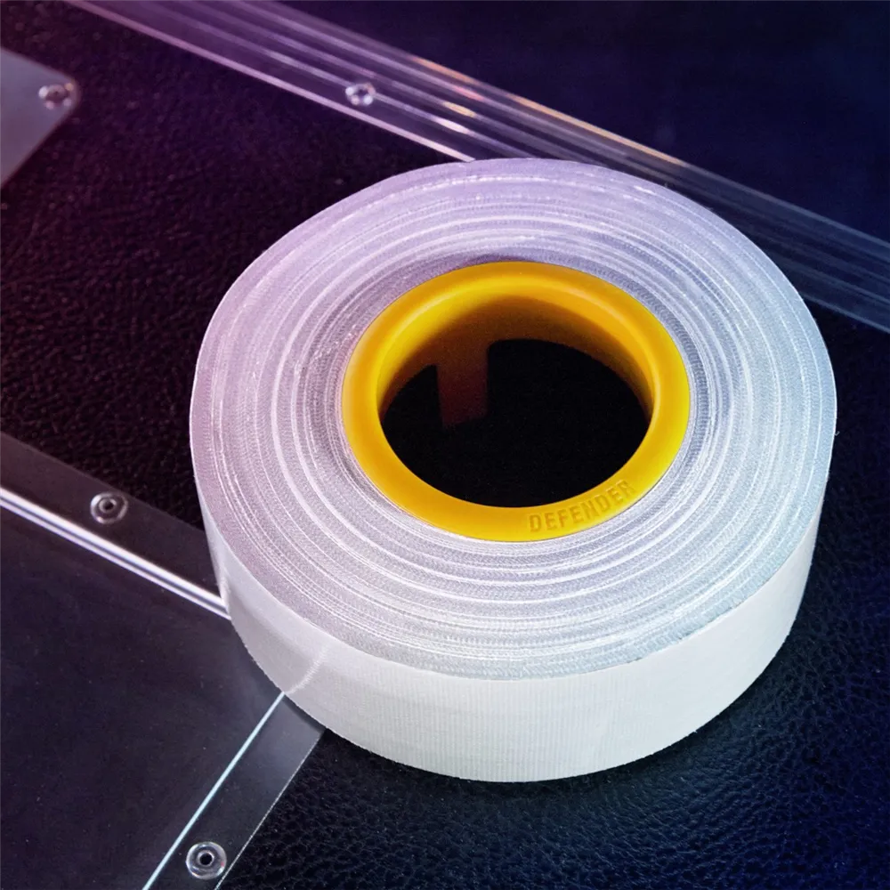 Defender EXA-TAPE W 50 ERGO-CORE - Premium Gewebeklebeband mit ERGO-Core, Weiß, glänzend, 50 mm x 50 m