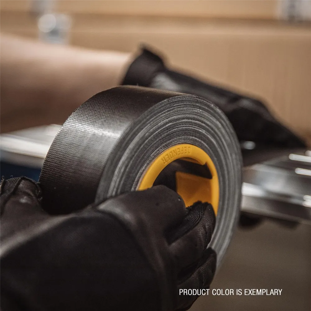 Defender EXA-TAPE W 50 ERGO-CORE - Premium Gewebeklebeband mit ERGO-Core, Weiß, glänzend, 50 mm x 50 m