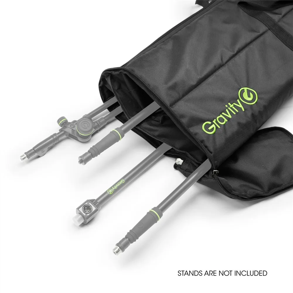 Gravity BG MS PB 4 B - Transporttasche für 4 Mikrofonstative mit Tellerfuß