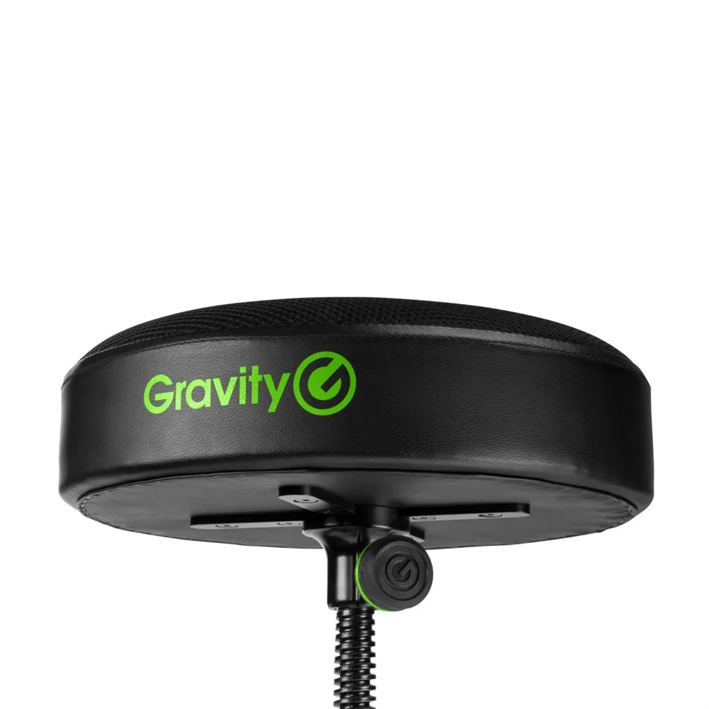 Gravity FD SEAT 1 - Runder Musikerhocker, Klappbar, Höhenverstellbar