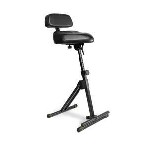 Gravity FM SEAT1 BR - Höhenverstellbare Stehhilfe mit Fußstütze und Rückenlehne