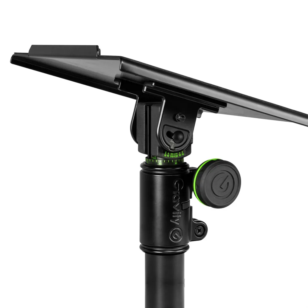 Gravity FT 01 MT B - Flexible Studio-Monitorablage für DJ Tisch (Paar)