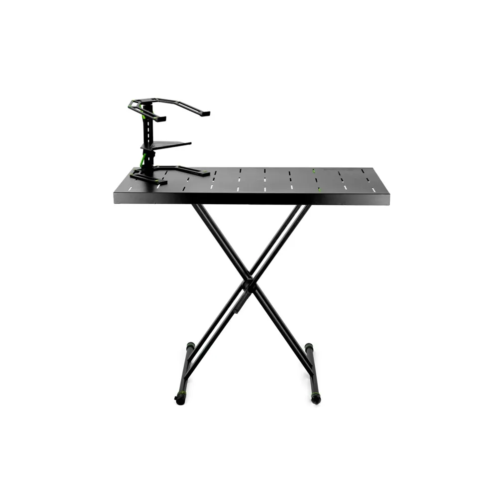 Gravity KSX 2 RD SET 2 - Keyboardstativ X-Form doppelt und Auflagetisch Set 2