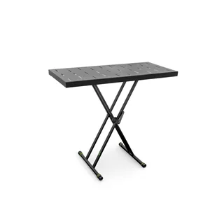 Gravity KSX 2 RD SET 2 - Keyboardstativ X-Form doppelt und Auflagetisch Set 2