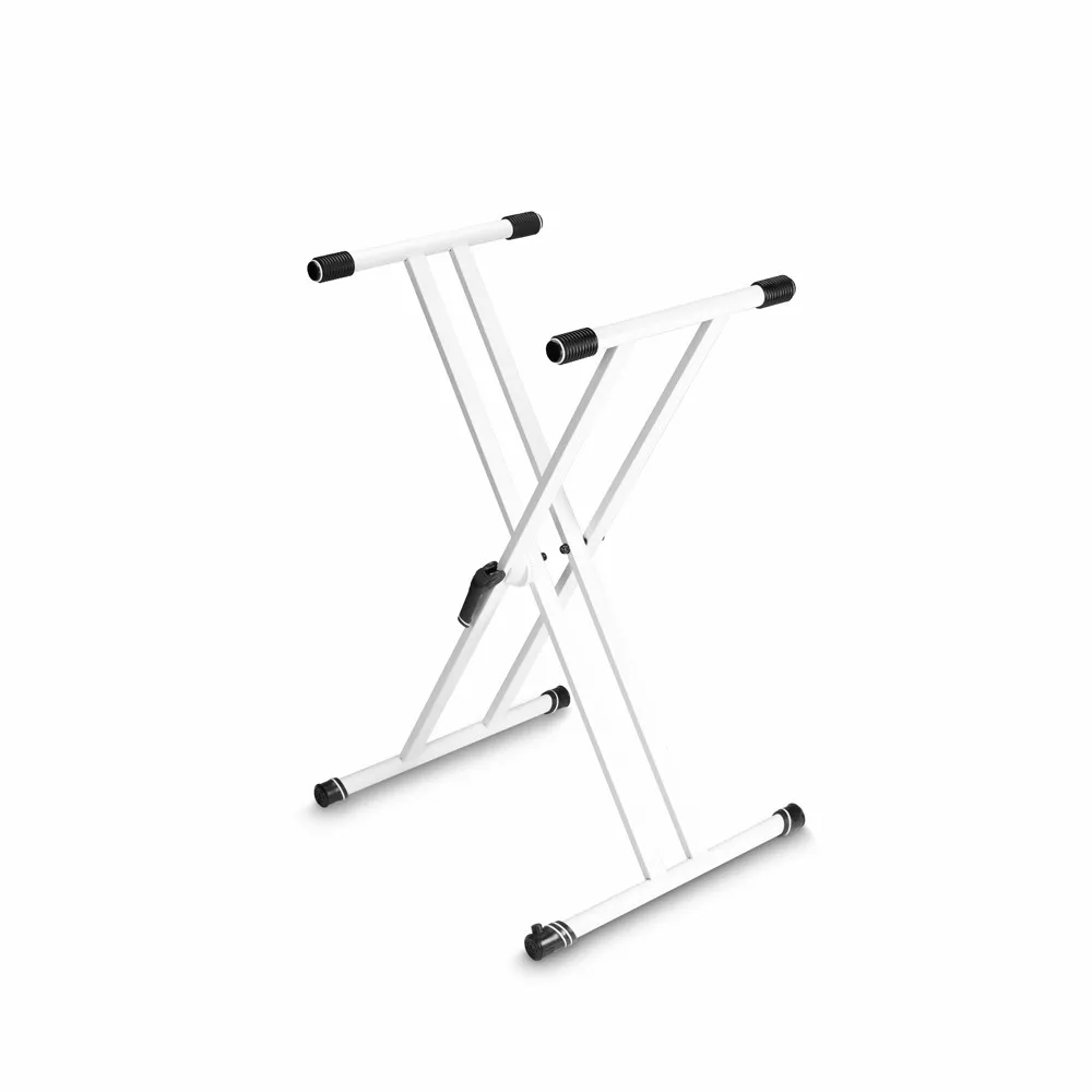 Gravity KSX 2 W - Keyboardstativ X-Form, Doppelt, Weiß