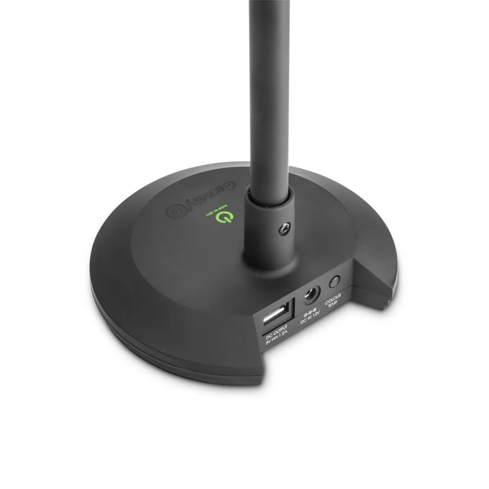 Gravity LED PL 2B - LED Tisch- und Pianoleuchte mit Dimmer und USB-Ladeausgang