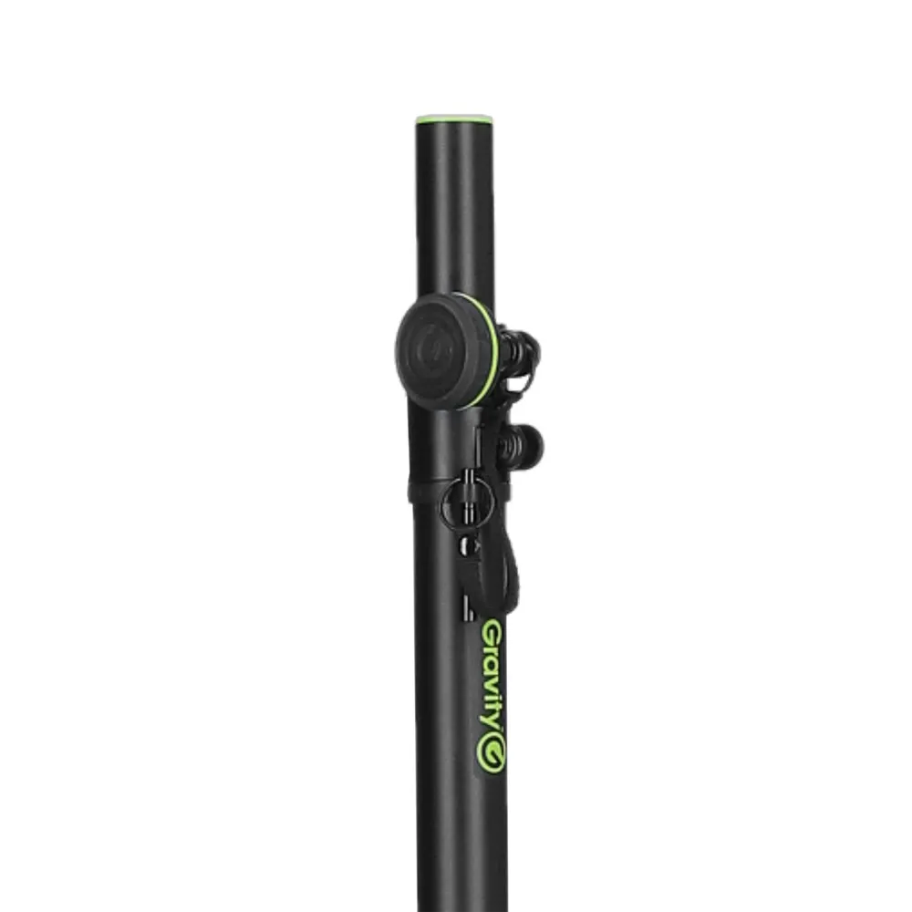 Gravity LS 431 C B - Lichtstativ und Lautsprecherstativ mit kompaktem, quadratischem Stahl-Standfuß