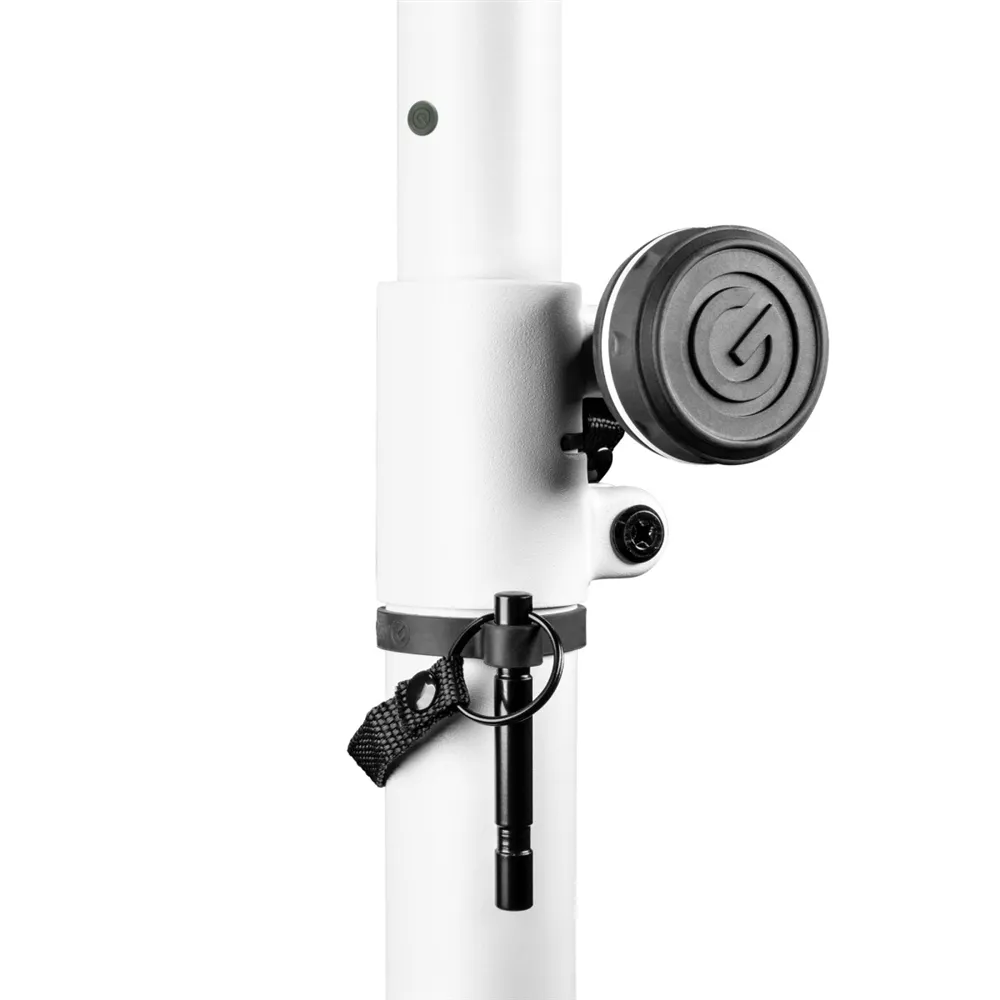 Gravity LS 431 W - Lichtstativ mit Quadratischem Stahl-Standfuß und Exzentrischer Montagemöglichkeit