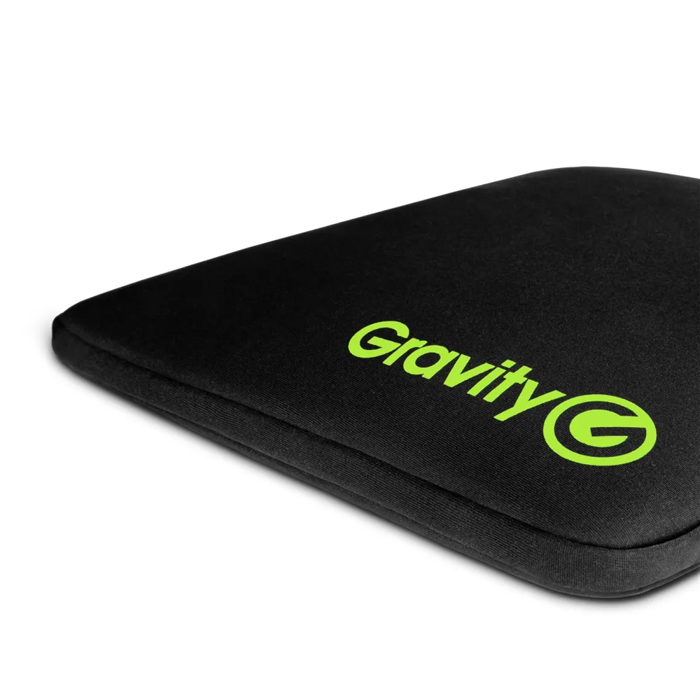 Gravity LTS 01 B SET 1 - Verstellbarer Ständer für Laptops und Controller inkl. Neopren-Schutztasche