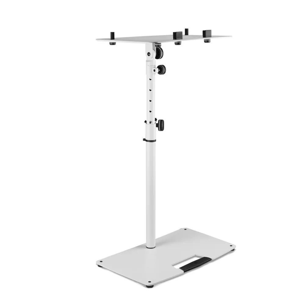 Gravity LTS T 02 W - Universal Laptop-Ständer mit verstellbaren Haltepins und Stahlfuß