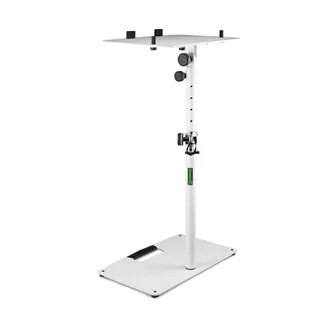 Gravity LTS T 02 W - Universal Laptop-Ständer mit verstellbaren Haltepins und Stahlfuß