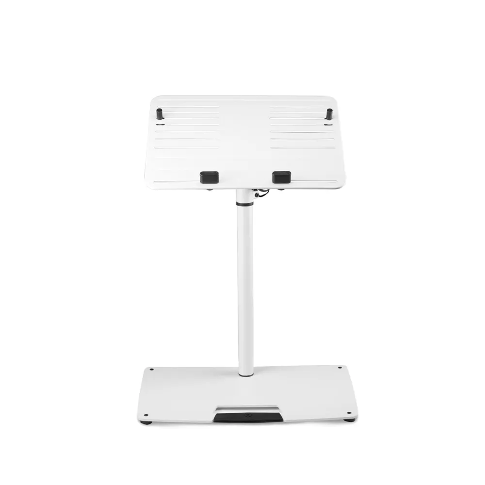 Gravity LTS T 02 W - Universal Laptop-Ständer mit verstellbaren Haltepins und Stahlfuß