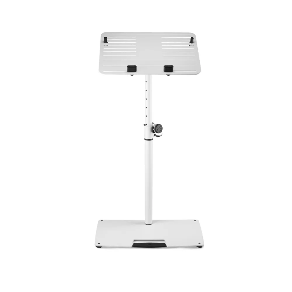 Gravity LTS T 02 W - Universal Laptop-Ständer mit verstellbaren Haltepins und Stahlfuß